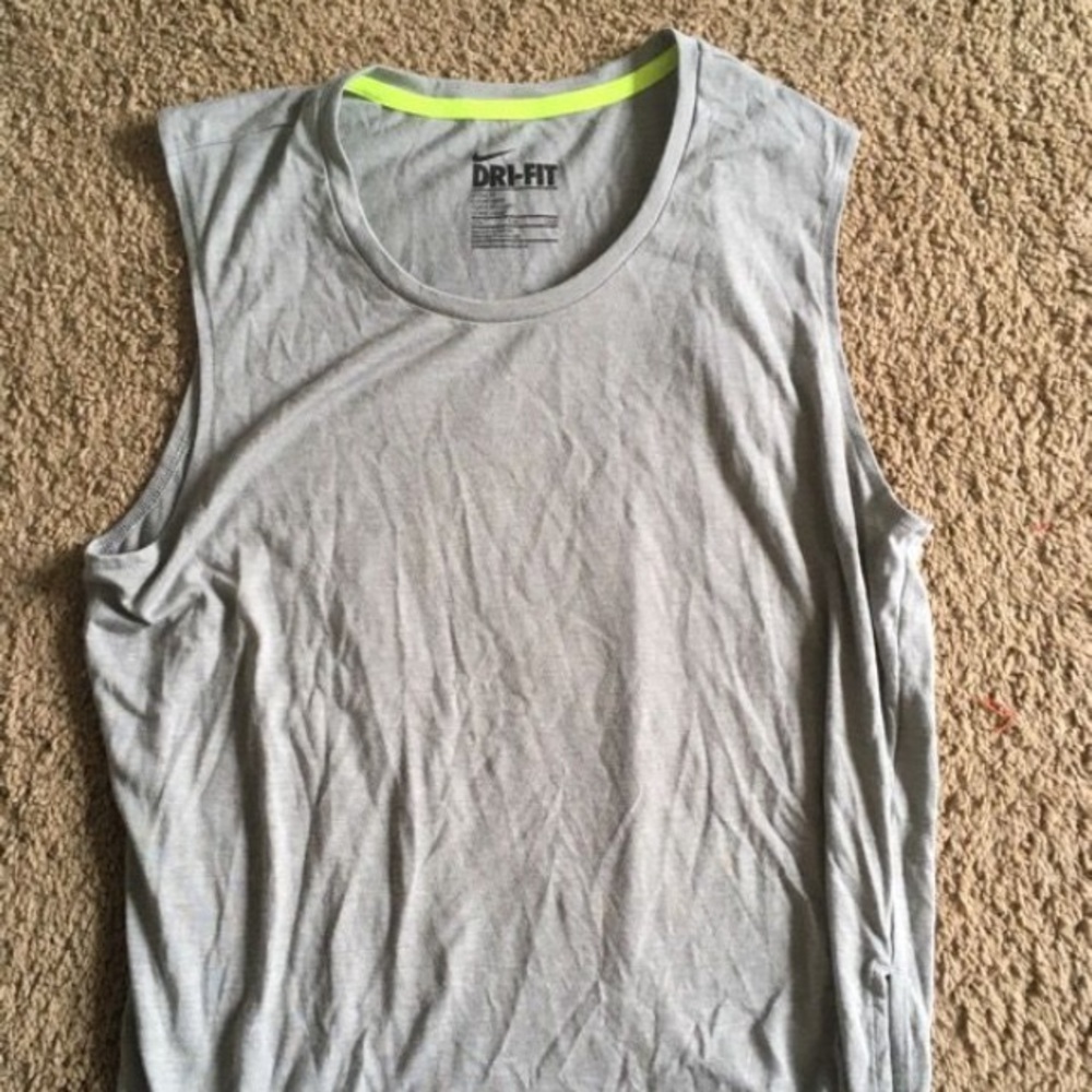 Grey Nike tank -womens small